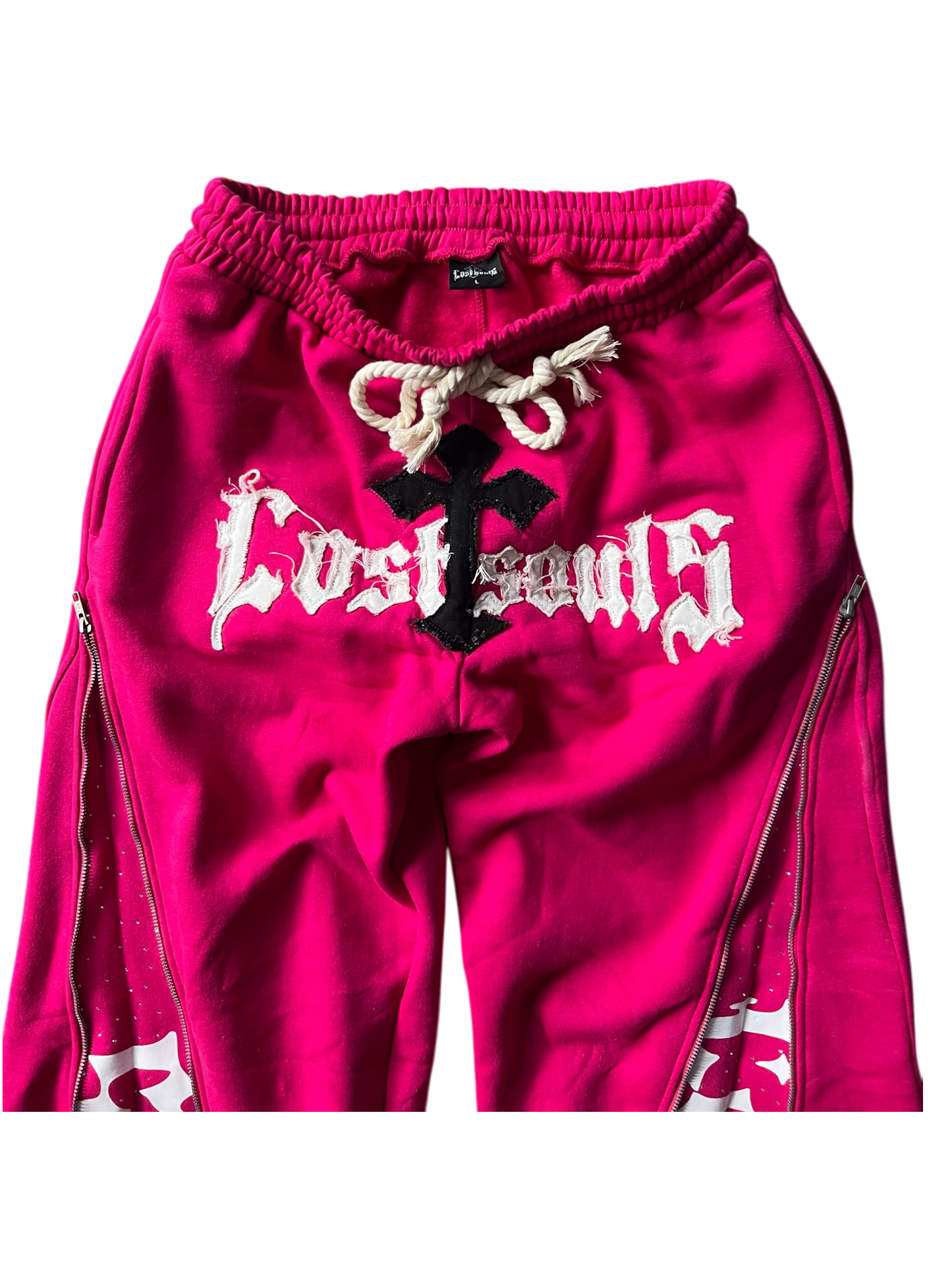 (Cropped) Pink Flared OG Logo Suit