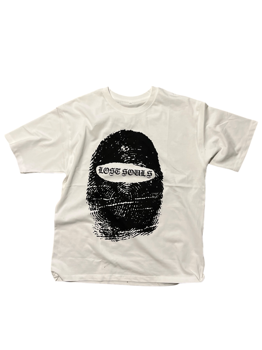 (OverSized) LS BiomEtrics Tee White