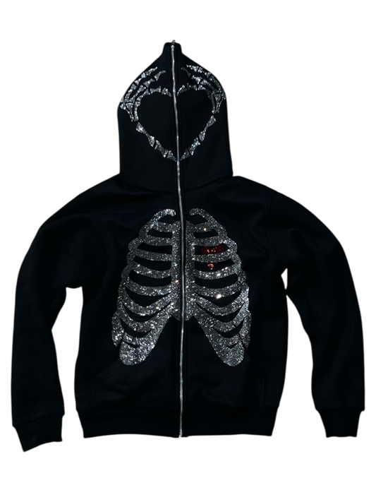 Skeletal Love Full Zip