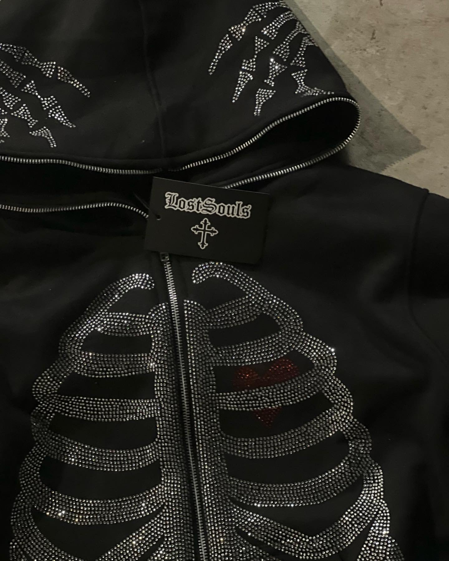 Skeletal Love Full Zip
